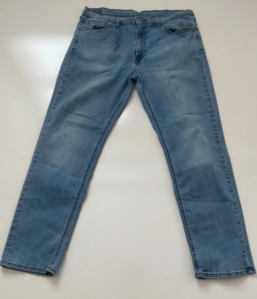 Levi's 541 Athletic Taper Men's Jeans 38x34 Light Wash Waterless Denim